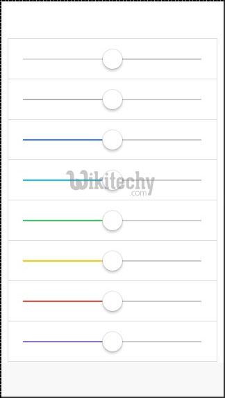  ionic range colors